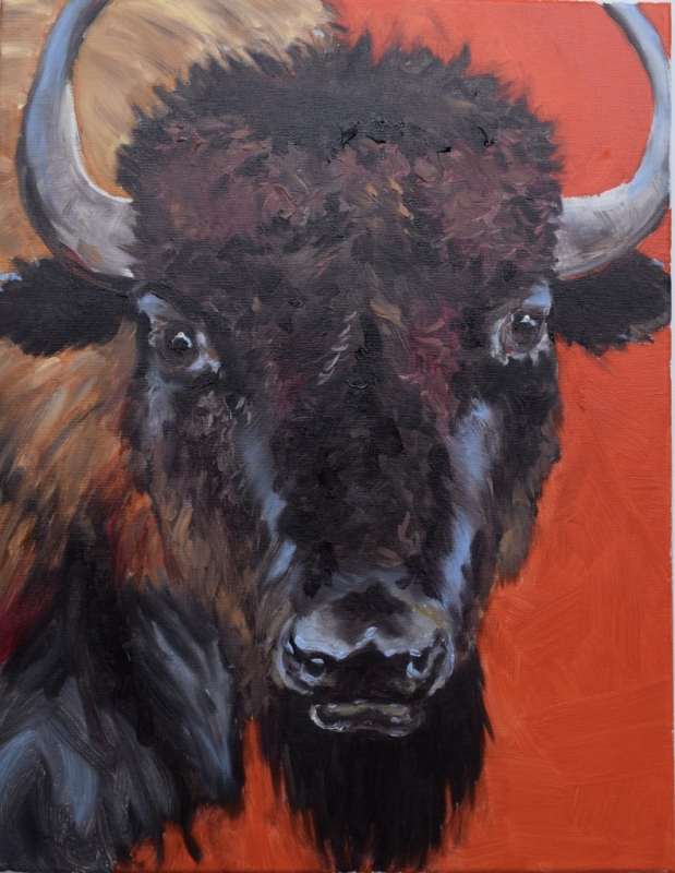 Brother Buffalo by artist Andrea L. Wolf